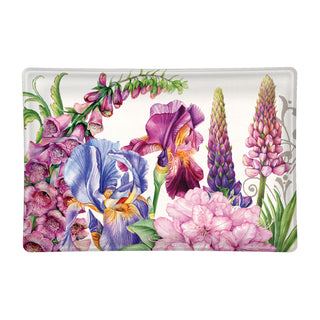 Rectangular Glass Soap Dish - Deborah's Garden