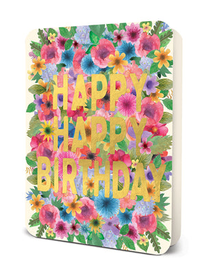 Deluxe Card Sets - Happy Happy Birthday Floral