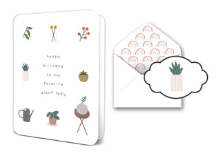 Deluxe Card Sets - Happy Birthday To My Favorite Plant Lady