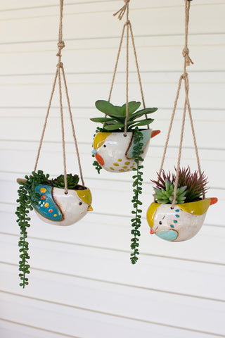 Hanging Bird Planter - S