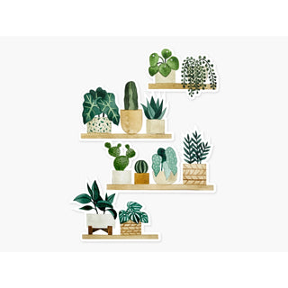 Plant Shelf Sticker - Clear