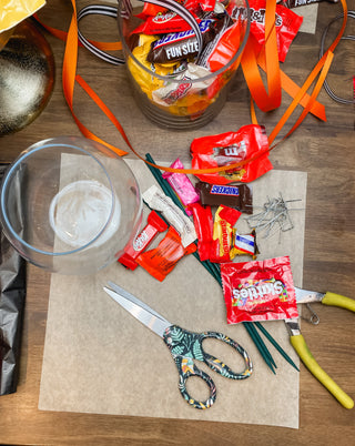 Halloween Candy Arrangement Class