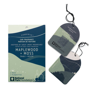 Parks Car Fragrance Great Smoky Mountains- Maplewood & Moss (2pk)