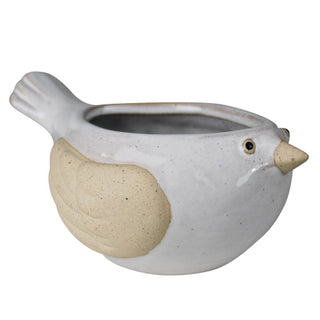 Ceramic Bird Pot